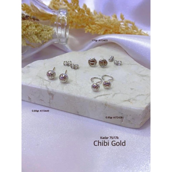CHIBIGOLD - Anting emas asli  A172449  #chibigold