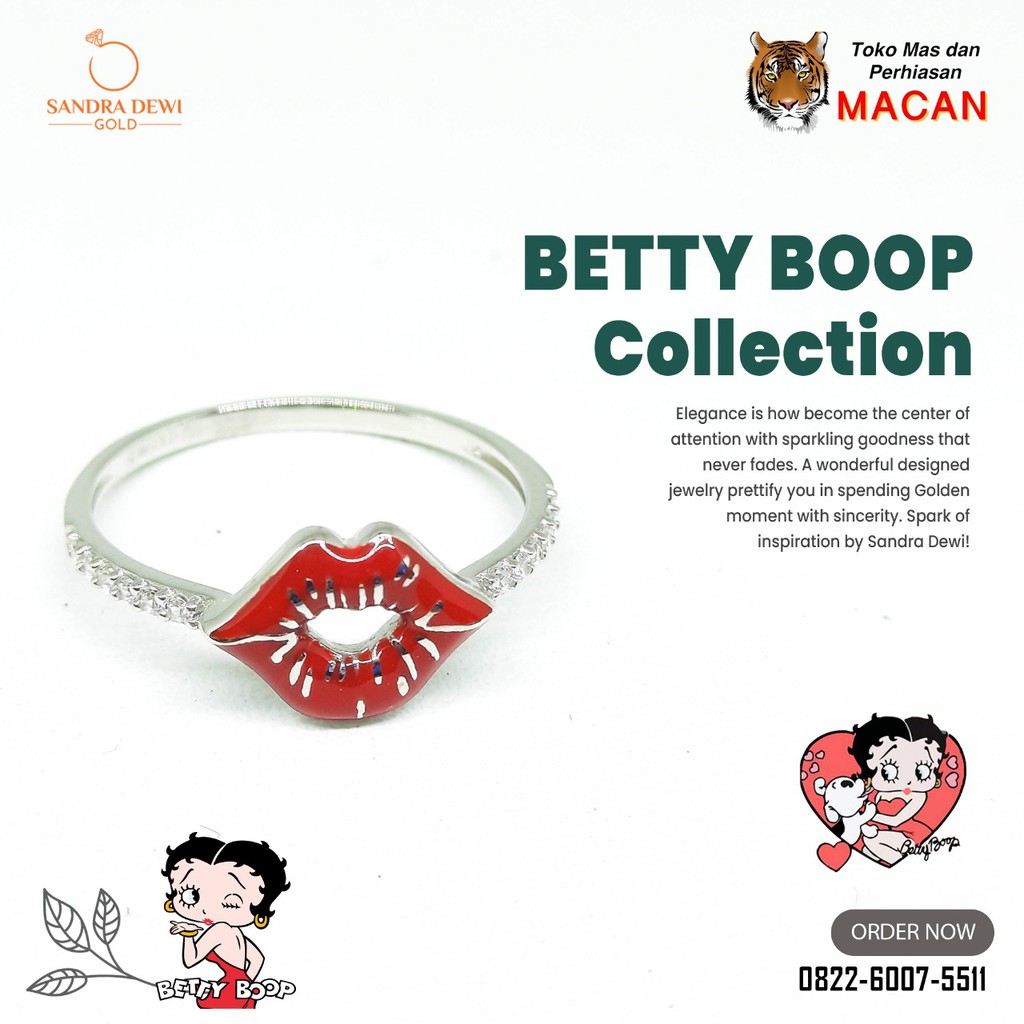Cincin Fashion " Betty Boop "