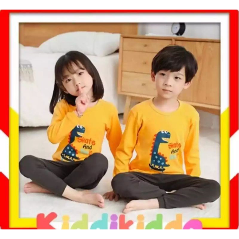 PIYAMA BAHAN KAOS BUAT ANAK LAKI LAKI DAN PEREMPUAN 1-5 THN