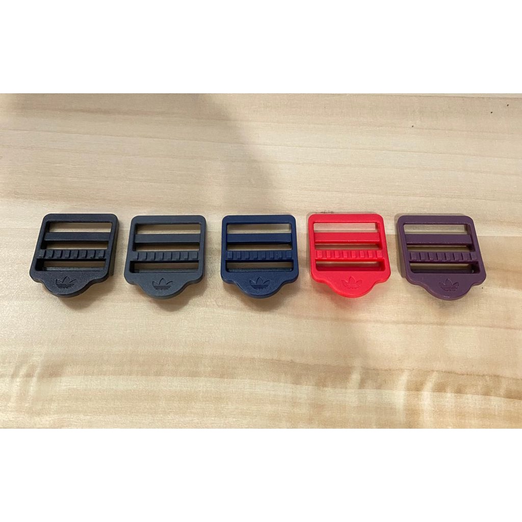 jual ring jalan / gesper jalan (adjuster) logo adidas buat webbing 2.5 cm