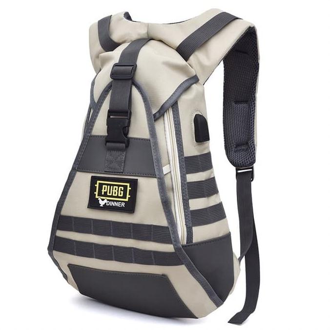 Tas Ransel Sekolah Usb Backpack Pubg Level 1 Import Original Premium