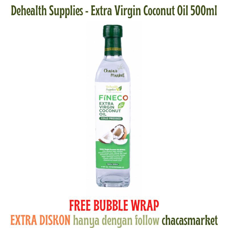

Dehealth Supplies Extra Virgin Coconut Oil 500ml (Minyak Kelapa Mentah Murni)