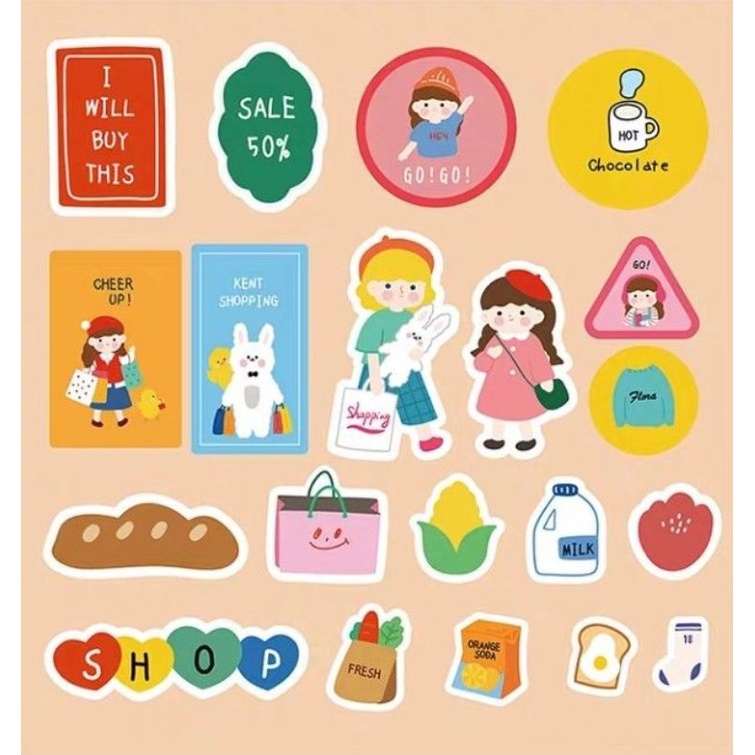 

Stiker Set Untuk Dekorasi ( UNCUT)