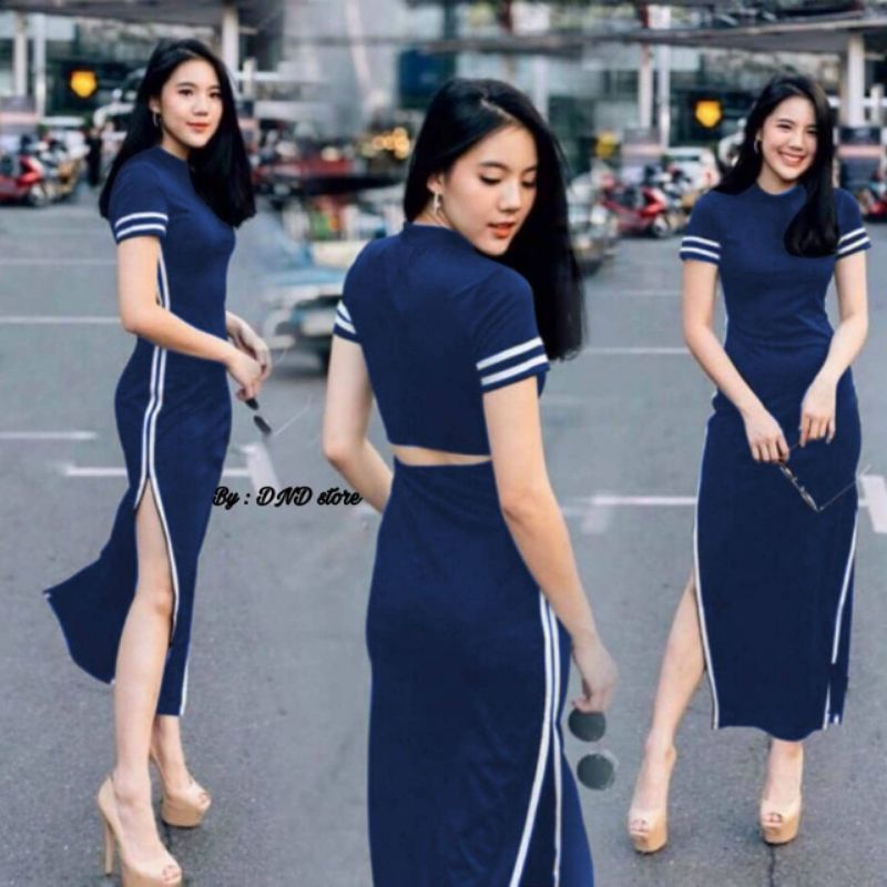 Set rok wanita B5 - DRESS CARISTA SCUBA