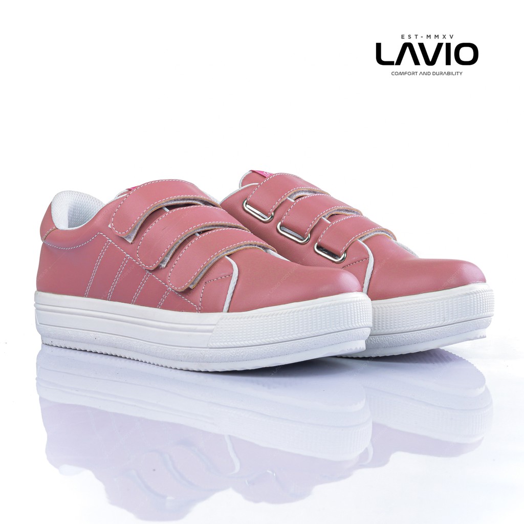 Sepatu Sneakers Wanita Keren Korea Tanpa Tali Lavio Prinza