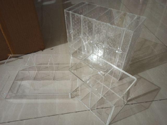 Acrylic Tempat Anting 5laci + Laci , Akrilik Jawerly Organizer 5slot