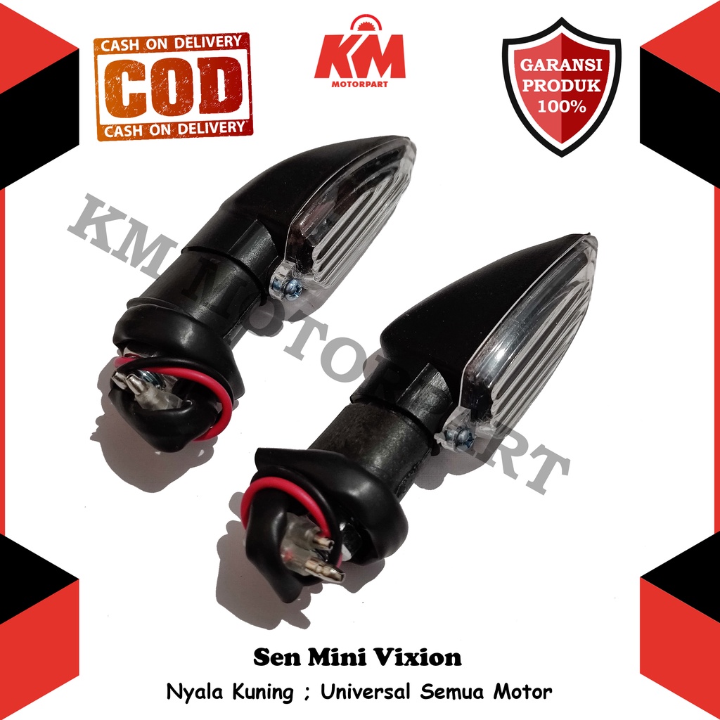 Sen Mini Vixion New Sepasang Lampu Sein