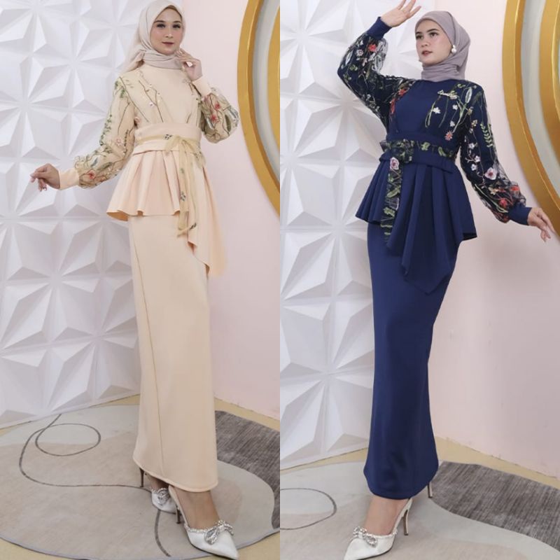 MK Venna set gamis premium pakaian baju lebaran baju kondangan baju muslim hijab MISSKAMIHIJAB