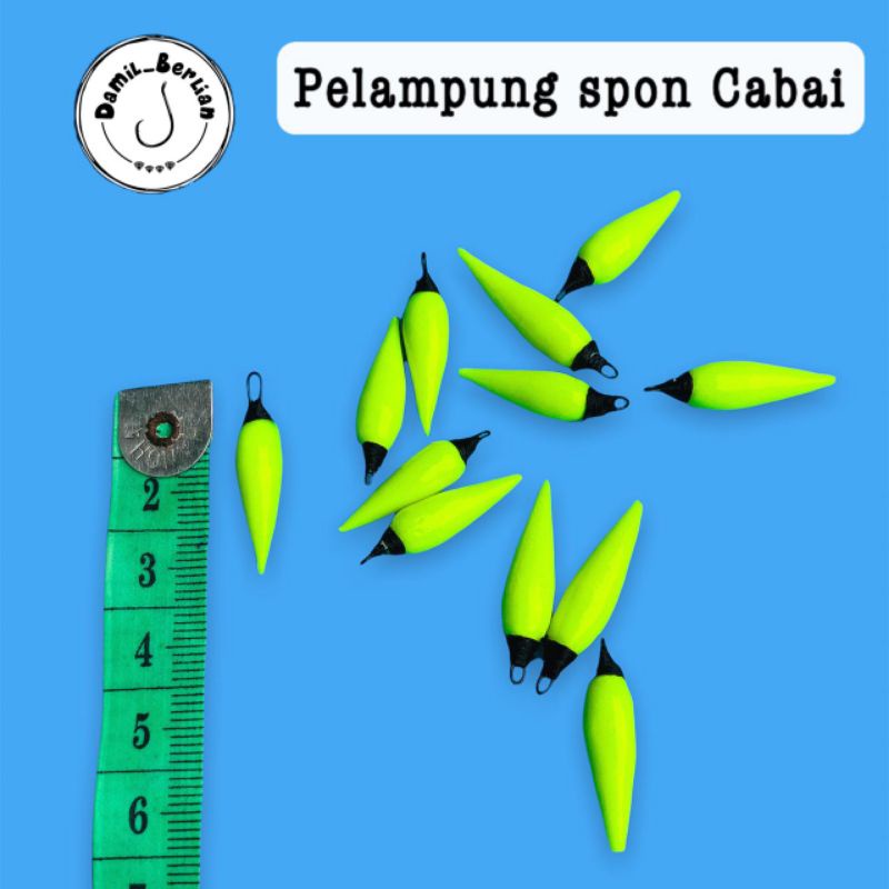 kumbul pelampung spon cabai grosir Damil_Berlian