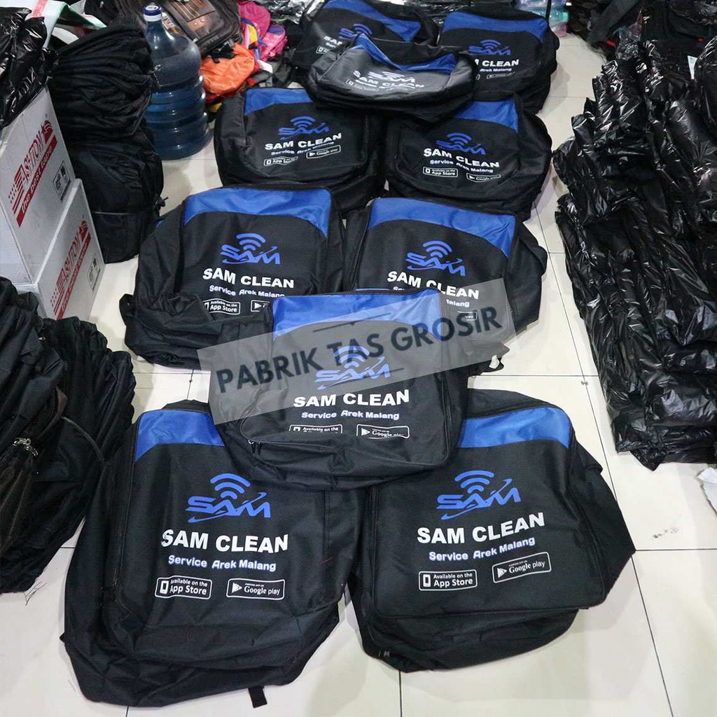 Grosir Tas Go Clean Raker Malang SAM CLEAN Ransel Punggung Pria Instansi Swasta Distro Formal Murah