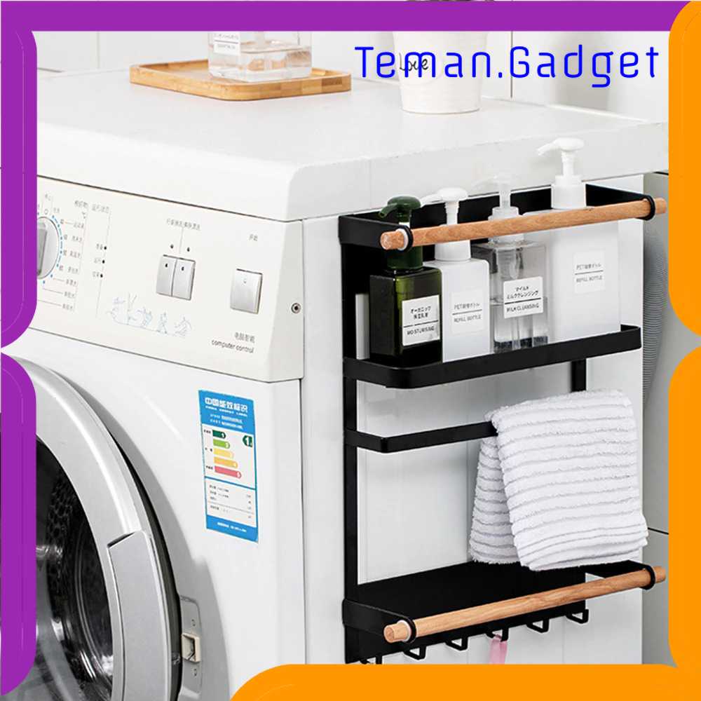 TG-DA BearPaw Rak Organizer Dapur Kulkas Spice Magnetic Metal Rack - G58