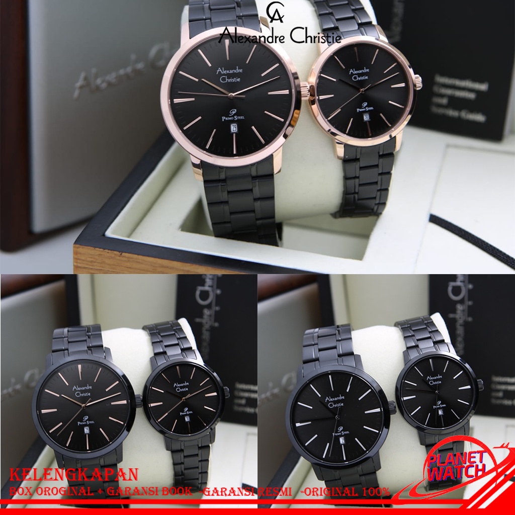 ALEXANDER CHRISTIE COUPLE ORIGINAL JAM TANGAN ALEXANDRE CHRISTIE COUPLE  JAM ALEXANDER CRISTIE 1028
