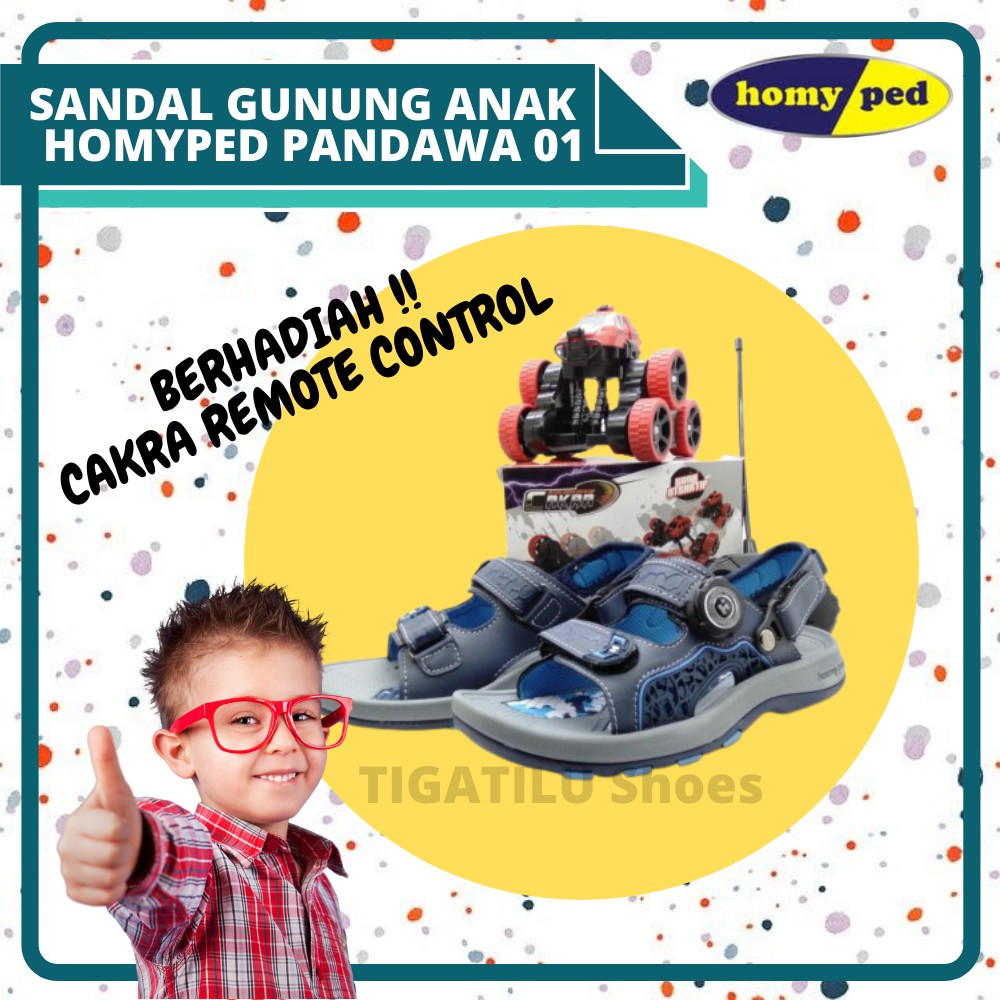 Sandal Sendal Gunung Anak Laki Laki Cowok HOMYPED PANDAWA 01 Sepatu Sandal sendal Anak Laki Laki