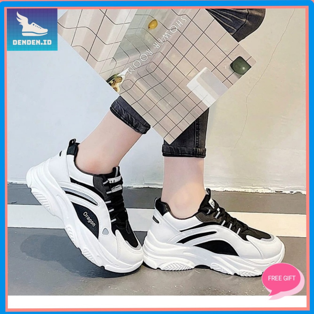 DENDEN.ID Sepatu Sneakers Wanita Fashion Korea 1017