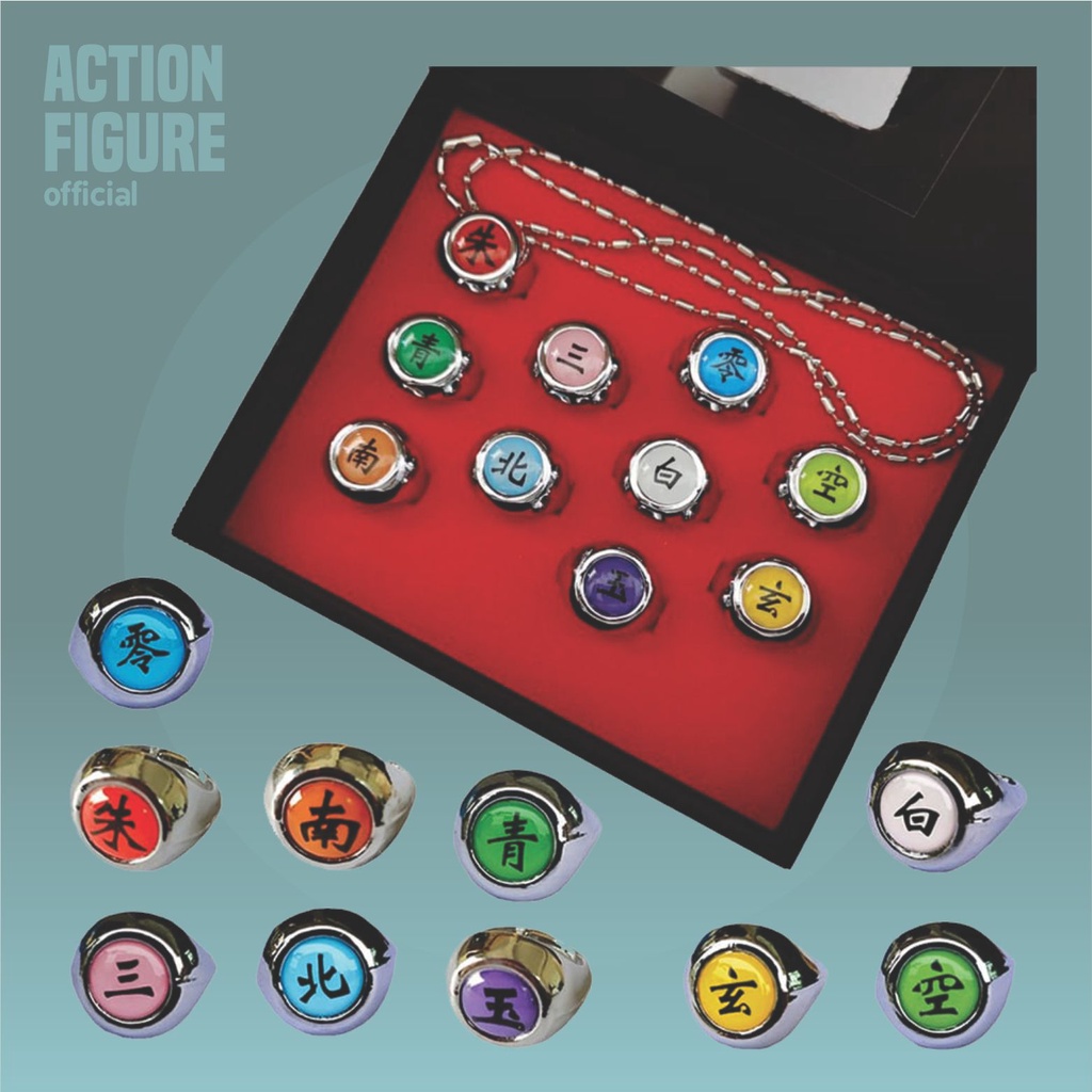 Gaya Aksesoris Bliss Cincin Jewelry Ring Cosplay Cartoon With Chain Figure Anime Jepang Desain Model