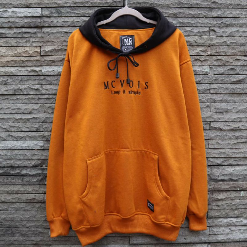 Hoodie Bordir Kombinasi Mcvois  Unisex Premium Distro