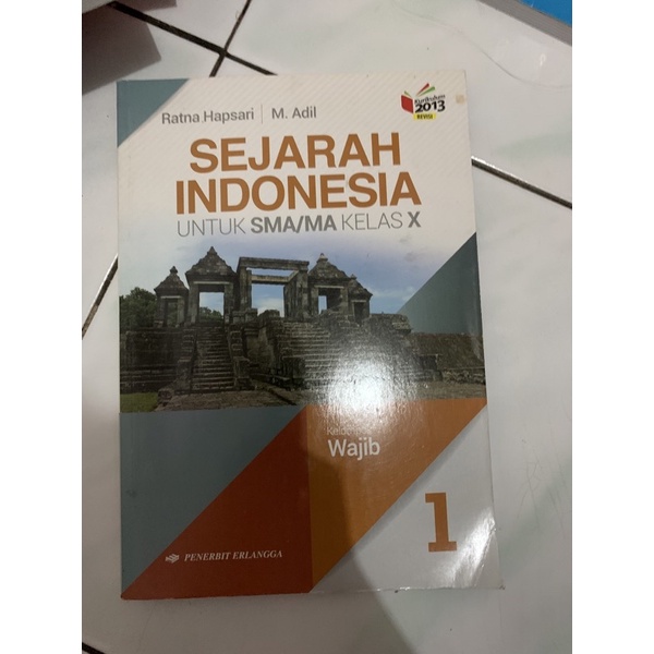 sejarah imdonesia kelas 10/X erlangga