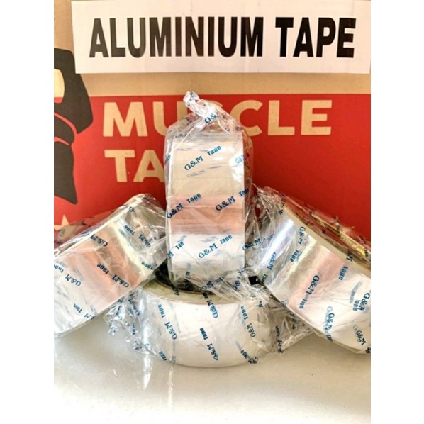 Lakban aluminiun foil tape  perekat anti bocor