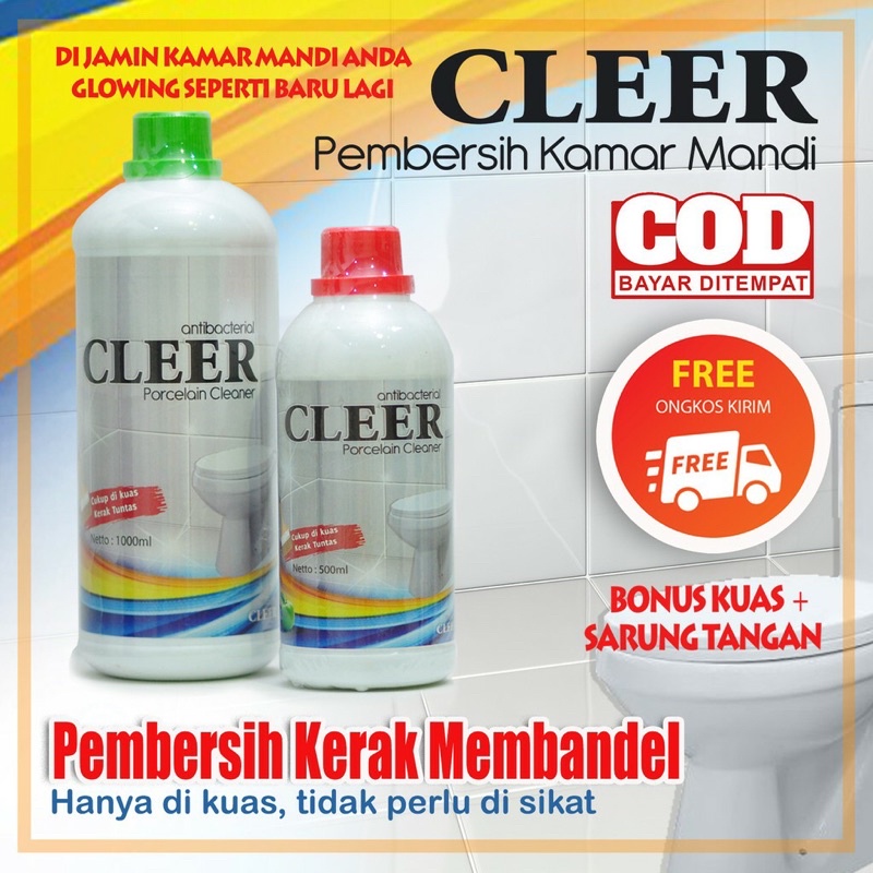 	 CLEER PEMBERSIH KERAMIK SABUN PEMBERSIH KERAK KERAMIK	