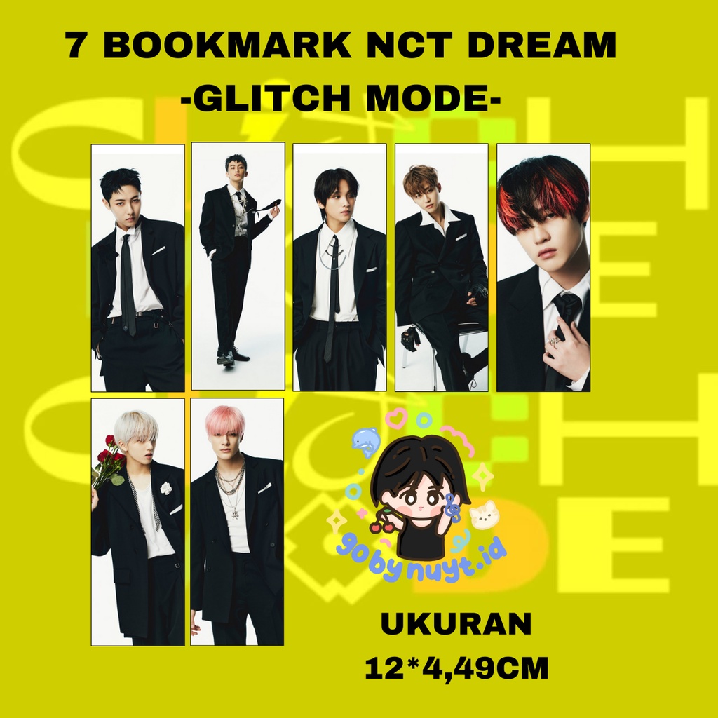 (COD) FANKIT BOOKMARK NCT DREAM - GLITCH MODE-