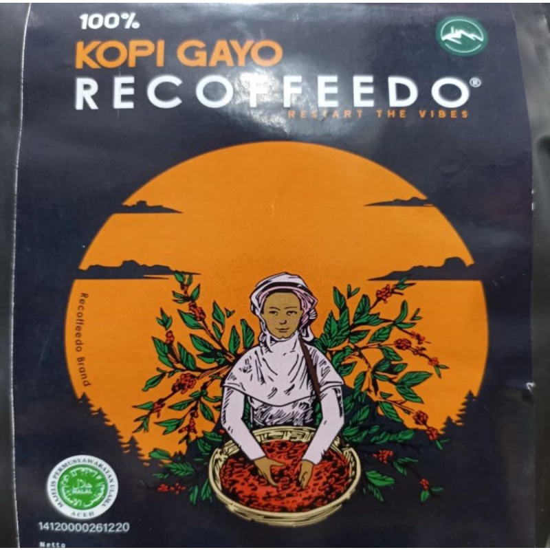 

kopi bubuk arabica recoffeedo asli gayo 200gram