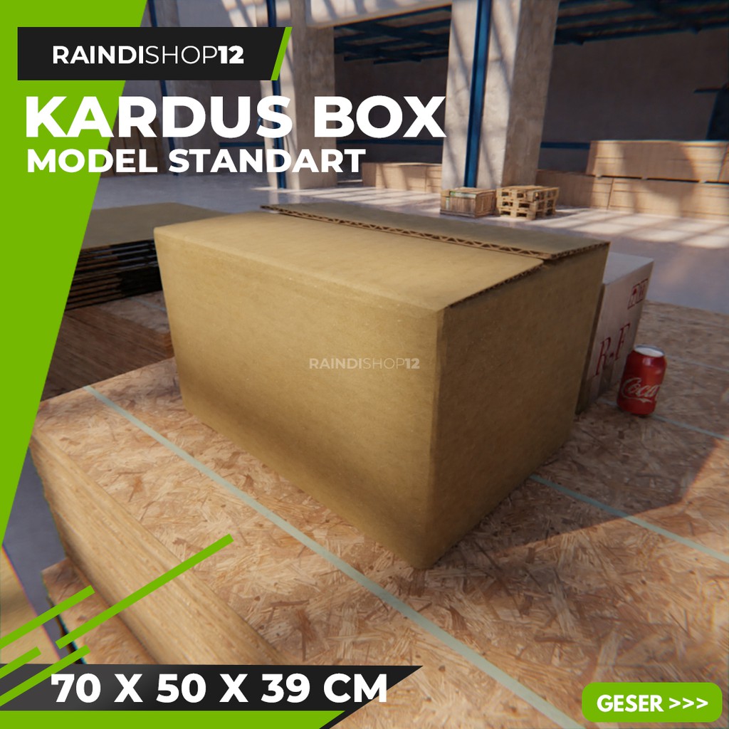 

BOX 70 X 50 X 39 CM KARDUS KOTAK KEMASAN PACKAGING KADO POLOS