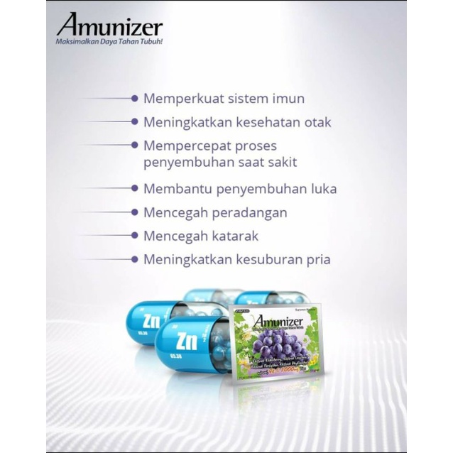 Amunizer Vitamin C 1000 mg Kemasan Sachet 4,5 gr