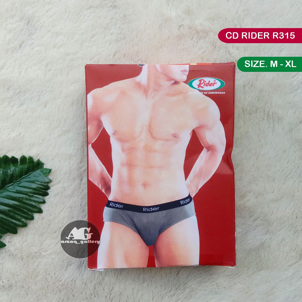 [3 Pcs] CD Rider 315B | Celana Dalam Pria Rider Activewear | Box merah