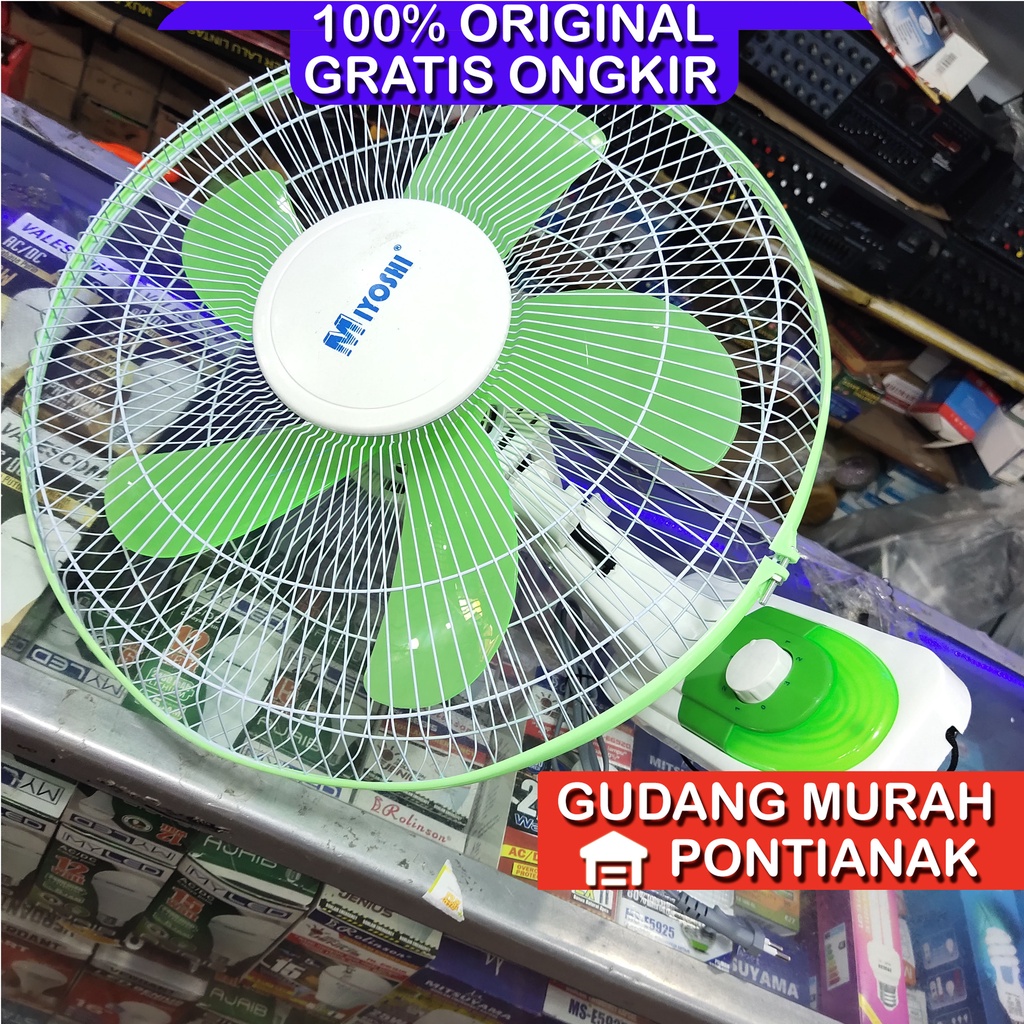 Kipas Angin Dinding  YASAKA / Miyohi 3 / 5 Sayap wallfan Cepat dan kencang / Wall Fan 16inch 16&quot; /Kipas angin dinding yasaka atau miyoshi