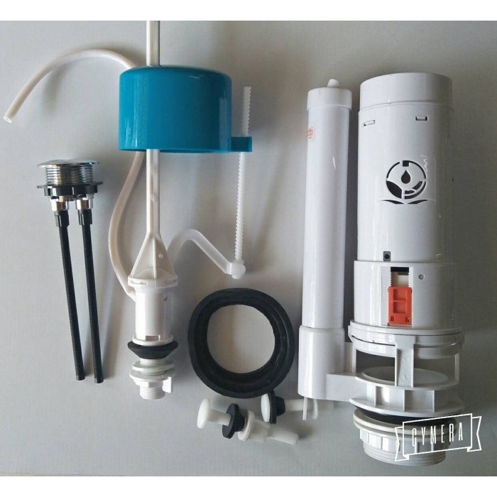 pelampung closet model toto pencet 1 set/ sparepart kloset duduk toto