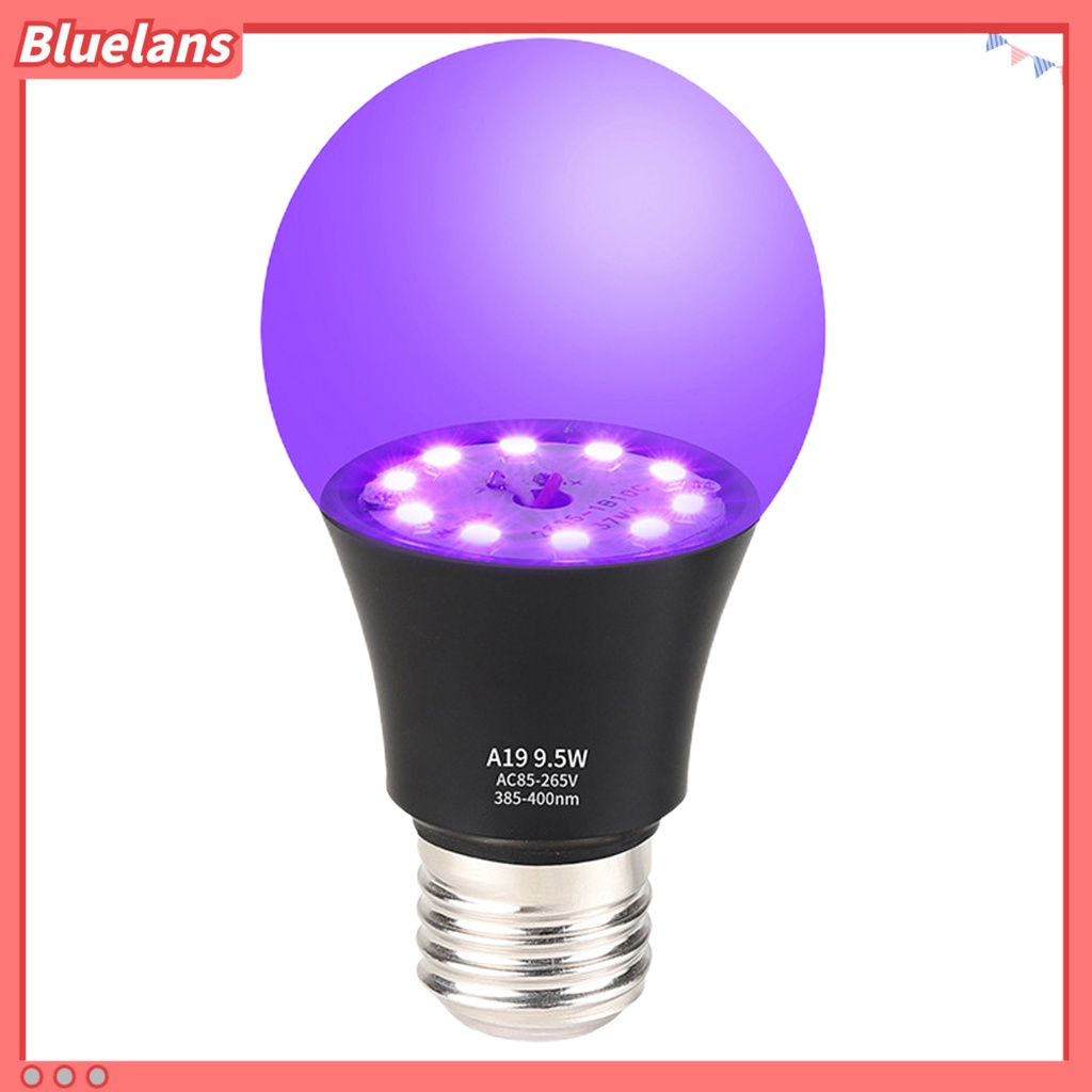 Lampu Bohlam UV Blacklight 9.5W Hemat Energi Tahan Panas Untuk Pesta