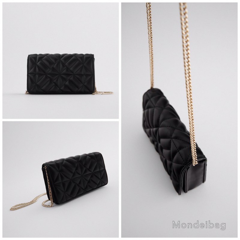 ORIGINAL  Zara simple quilted crossbody bag / tas selempang wanita rantai simpel