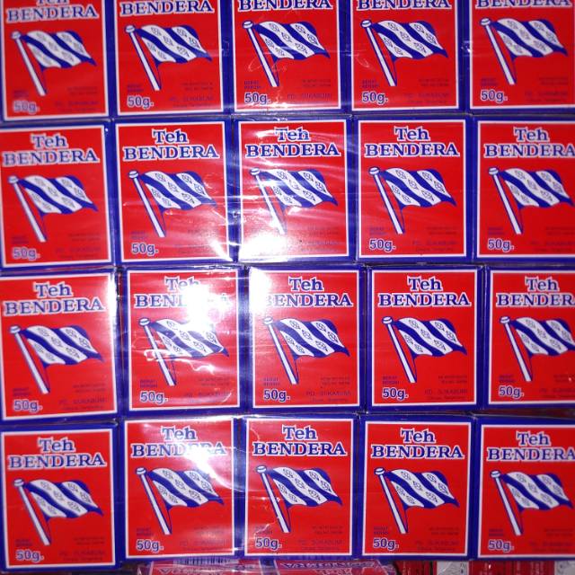 

Teh bubuk cap Bendera 50gr per pack (10 pcs)