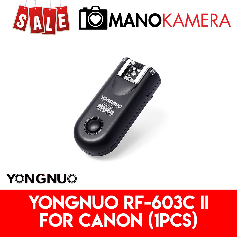 Yongnuo RF603C II Trigger Flash Speedlite For Canon 1pcs