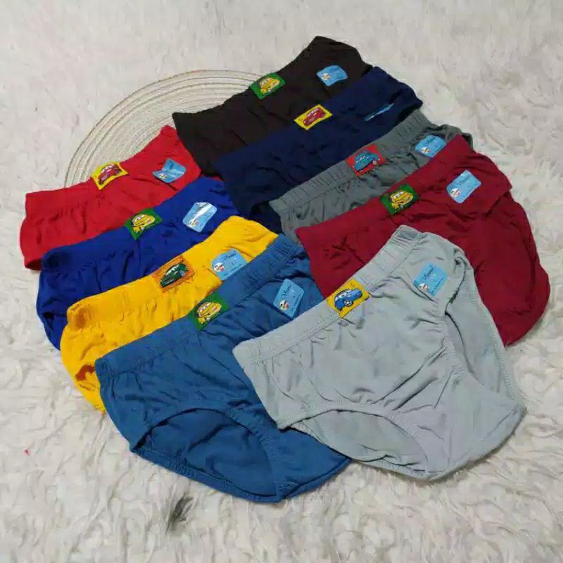 celana dalam anak laki mulai umur 2 tahun harga 6 pcs