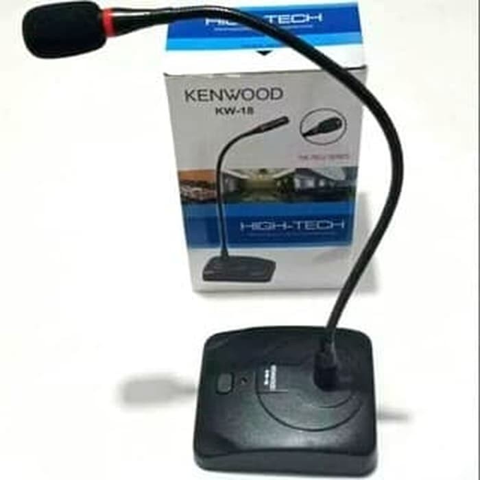 Mic Microphone Meja Podium Kenwood TM-18 Suara Mantap