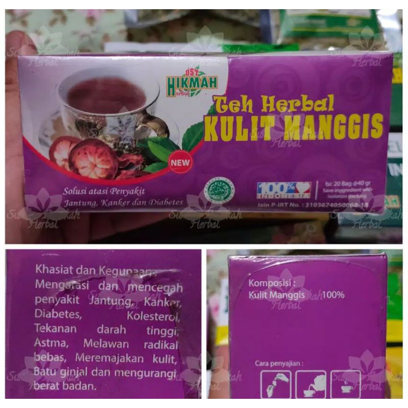 

TEH CELUP KULIT MANGGIS UTK kesehatan jantung dll