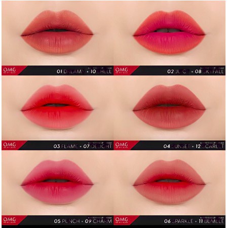 OMG OH MY GLAM MATTE KISS LIPCREAM 3.5GR