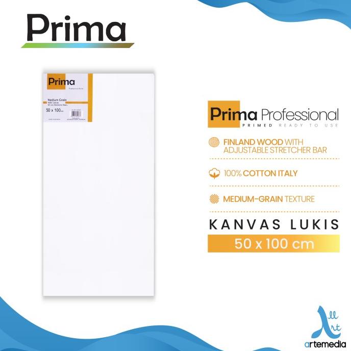 

Kanvas Lukis Prima Professional 50x100cm Cotton Canvas ---READY---