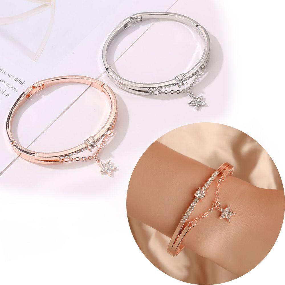 Gelang Bintang Nanas Pesona Perhiasan Selamanya Love Cuff Bangles