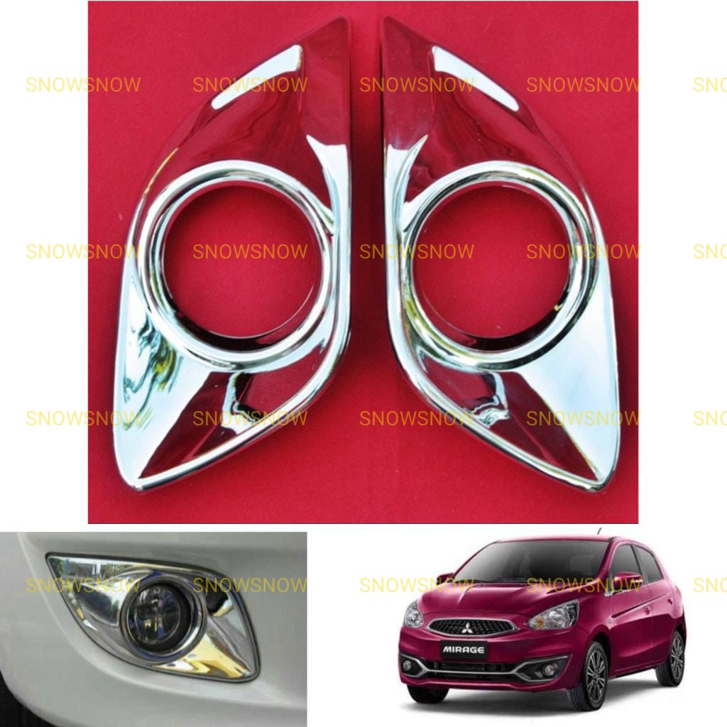 Cover Foglamp Mitsubishi Mirage Fog Lamp Sporty Chrome