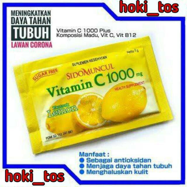 Sidomuncul Vitamin C 1000 Sido Muncul Untuk Daya Tahan Tubuh Shopee Indonesia