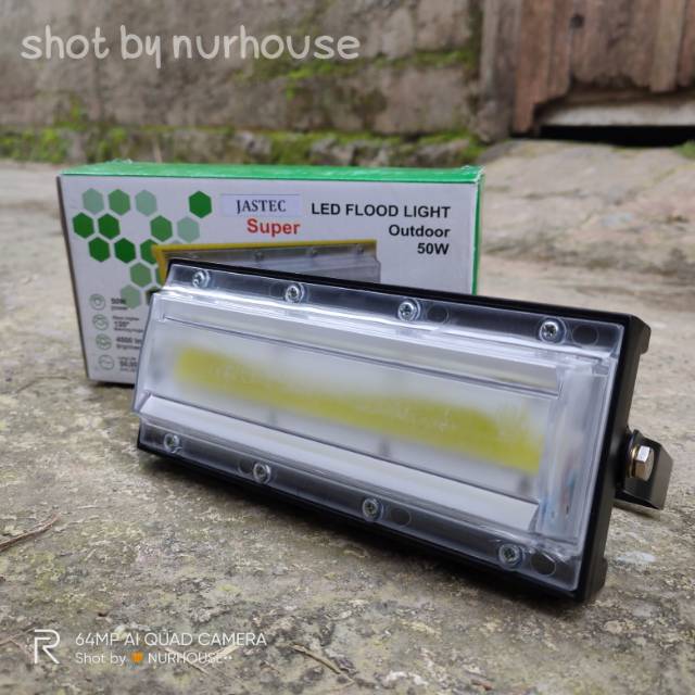 lampu sorot led cob 50 watt outdoor led floodlight  brighton / jastec /vesta lampu syuting