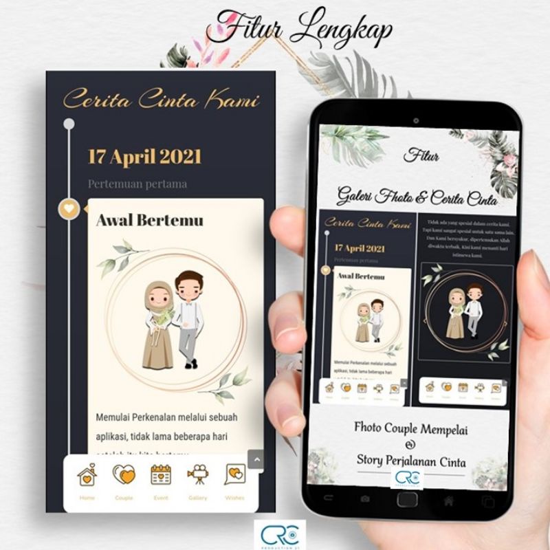 Undangan Pernikahan Murah | Undangan Web | Tema Foto & Tanpa Foto | Undangan Digital Website