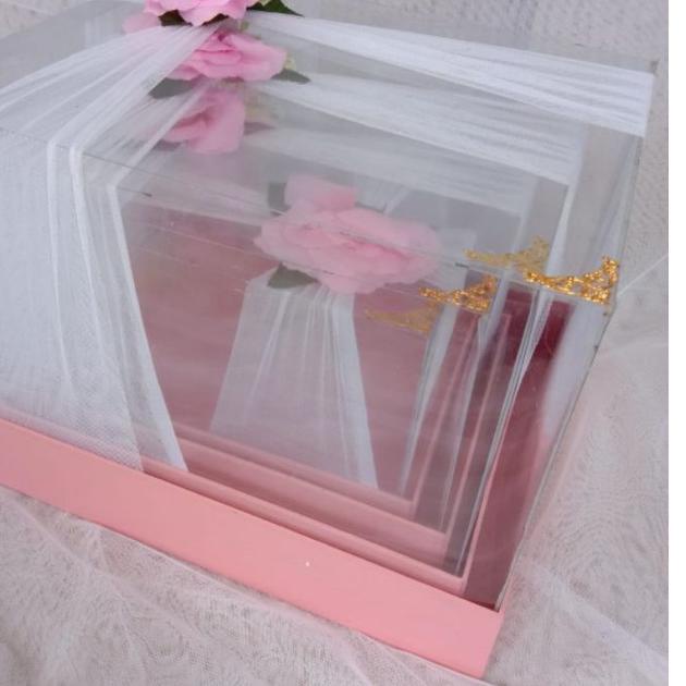 

Gratis ongkir|SQ33|kotak hantaran / box hantaran / Box seserahan satu set isi 4 / Box mahar isi 4