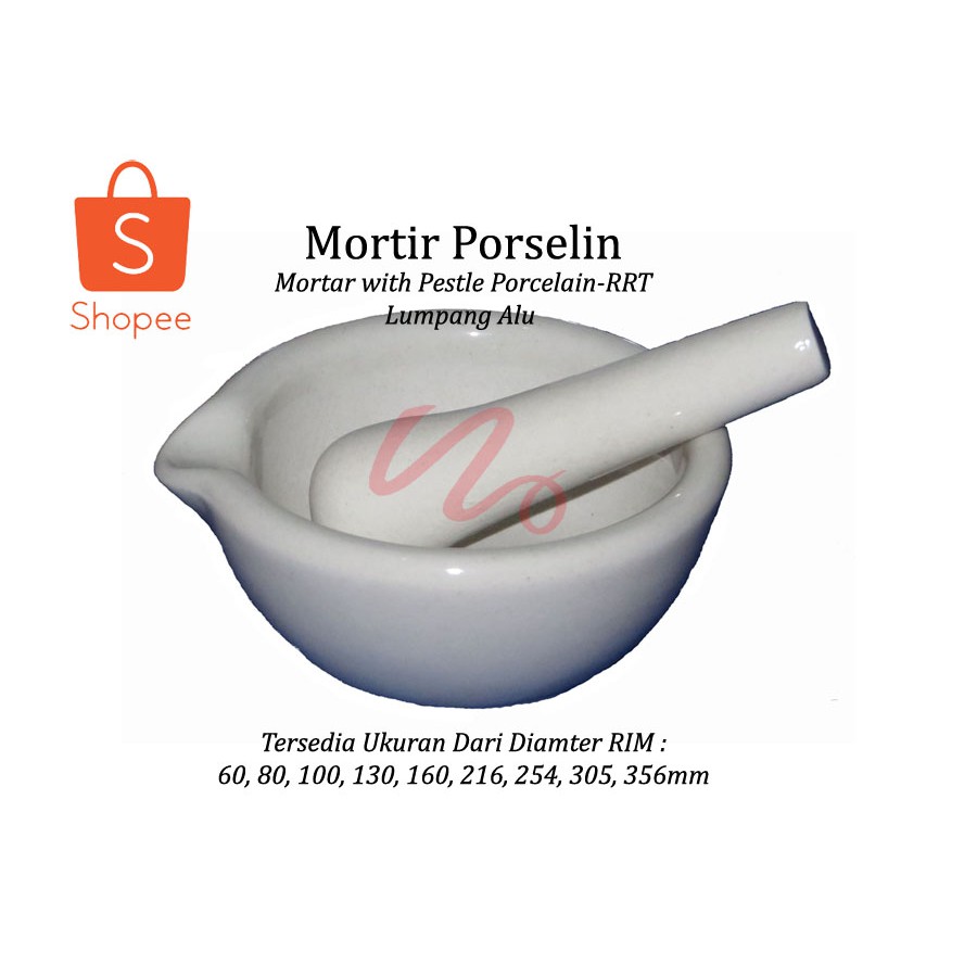 Mortir Dia.305mm Porselin RRT | Lumpang Alu | Mortar