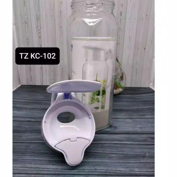 TZ-KC 102 Jug 1,5 Liter Pitcher Minuman Tempat Air Minum Kaca Botol Minum Besar Botol Infused Water