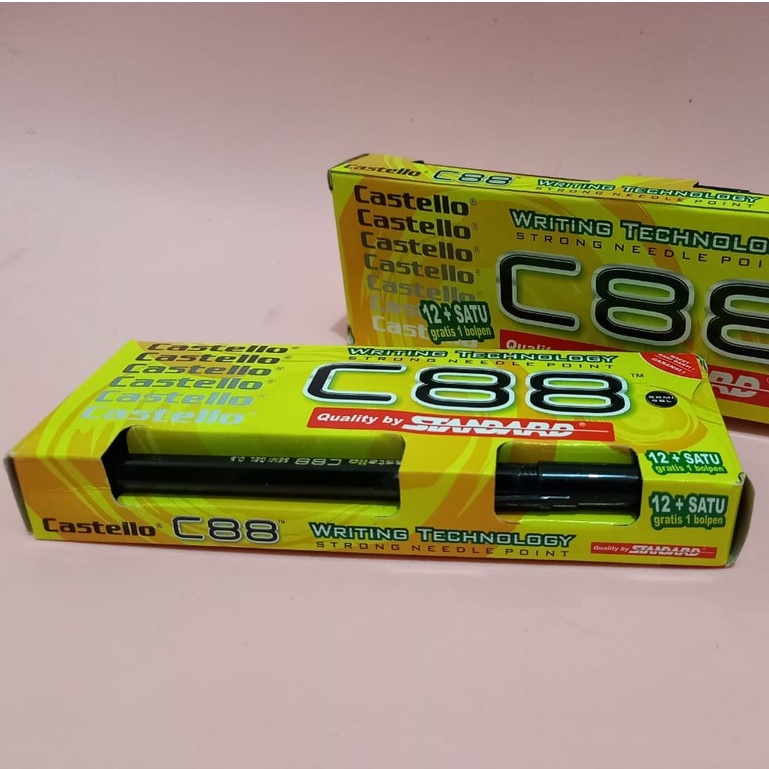 Pulpen Standard Castello C-88 Semi Gel Set (Isi 13 Pcs)