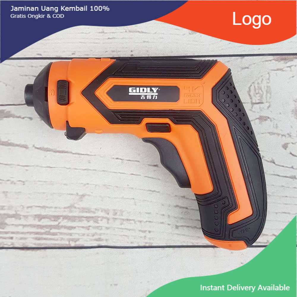 Gidly Bor Elektrik 4 in 1 Wireless Cordless Power Drill 4V - 5003606