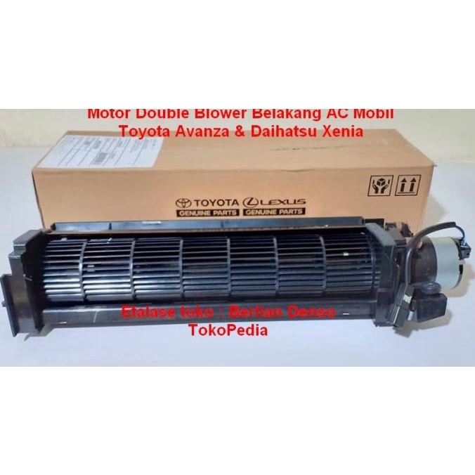 Kualitas terbaik] MOTOR BLOWER DOUBLE BLOWER AC MOBIL TOYOTA AVANZA / XENIA - DENSO